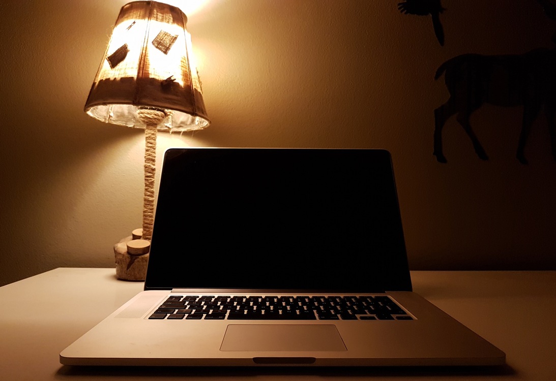 Lampshade,Light,Laptop