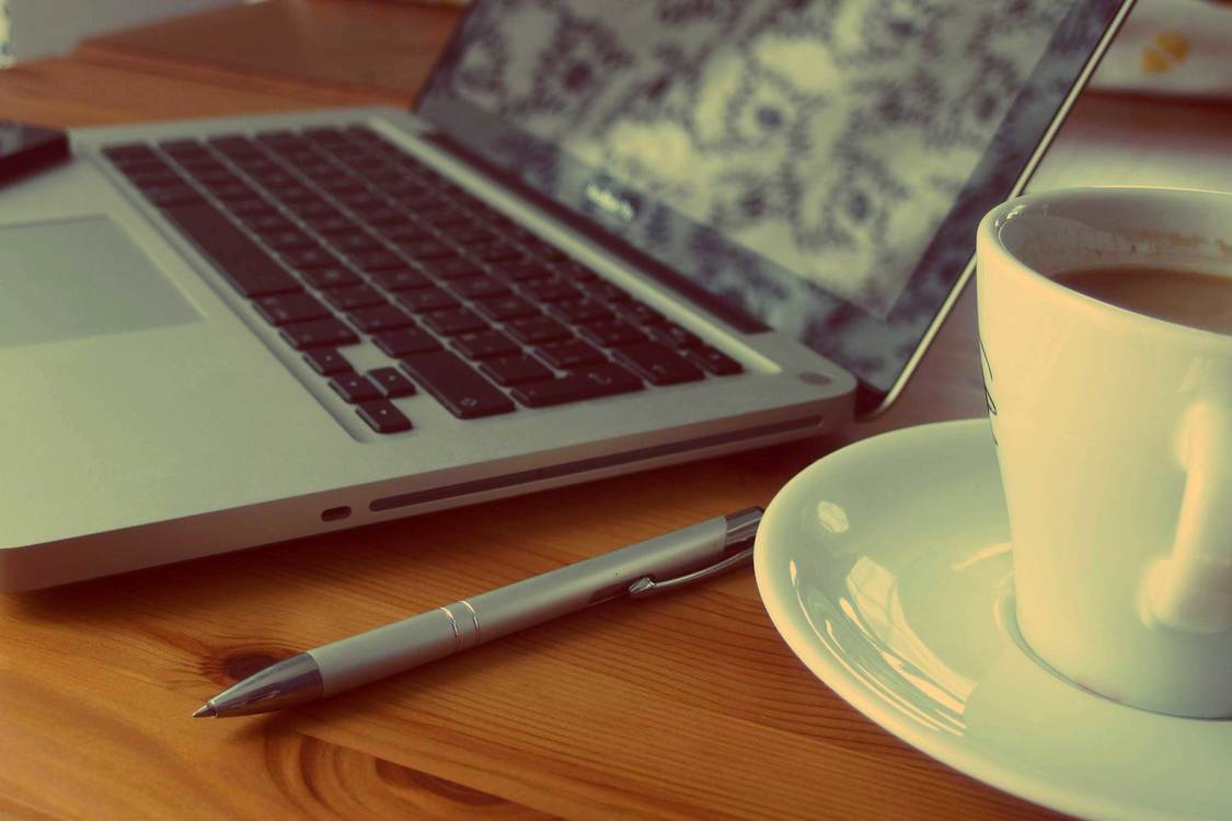 Laptop,Coffee Cup,Cup