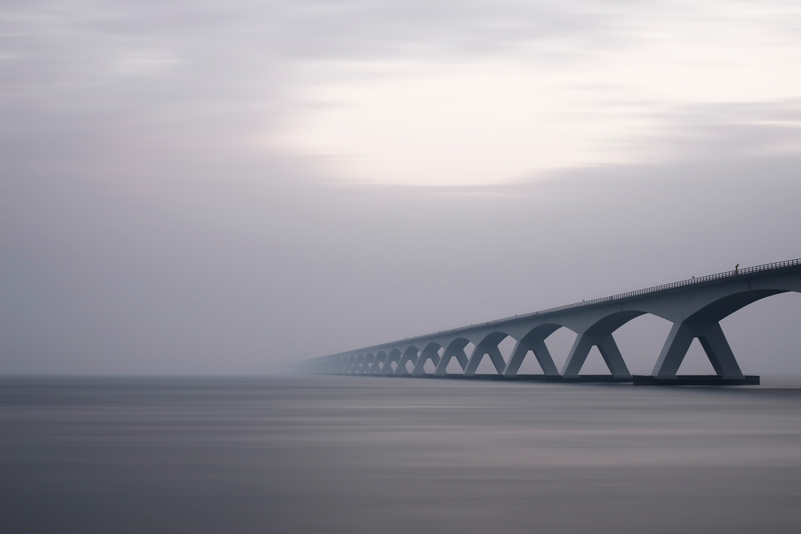 Bridge,Evening,Horizon