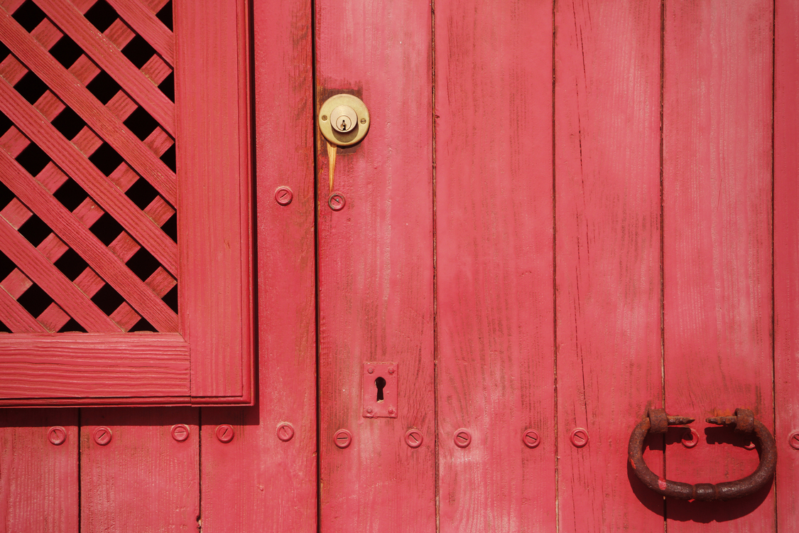 Pink,Door,Wall