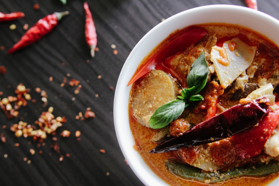 Cuisine,Vegetarian Food,Red Curry