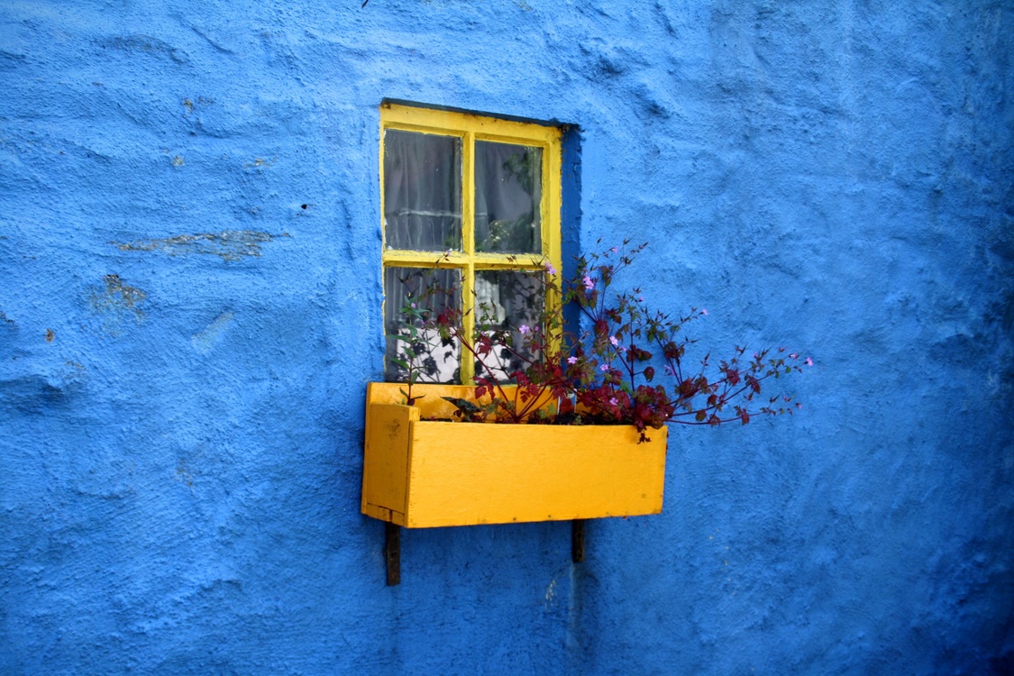 Blue,Wall,Window