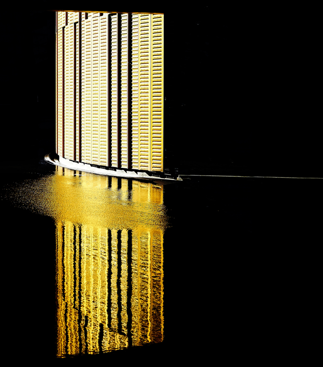Reflection,Column,Light