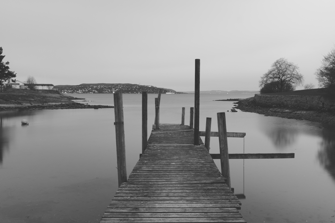 Bridge,Reservoir,Monochrome Photography