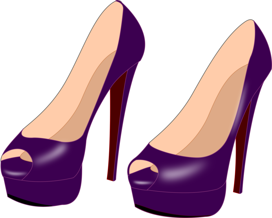 Purple,Footwear,Basic Pump