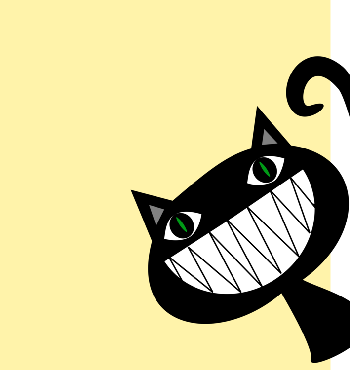Art,Carnivoran,Black Cat