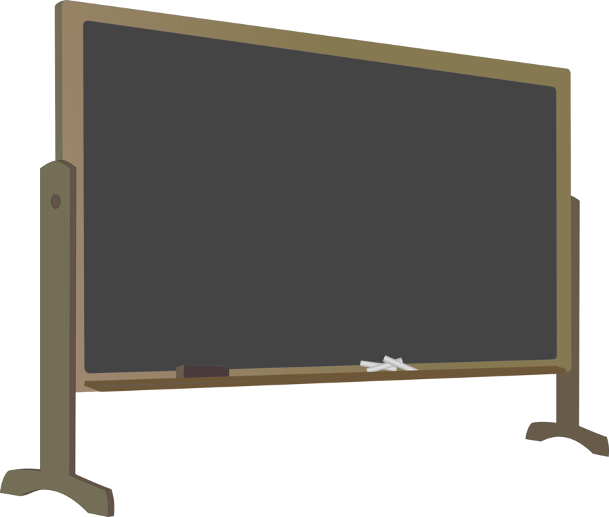 Computer Monitor,Angle,Blackboard