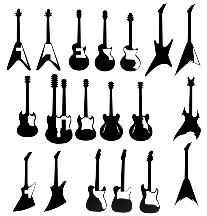 Musical Instrument,Silhouette,Plucked String Instruments