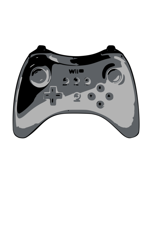 wii game controller clip art