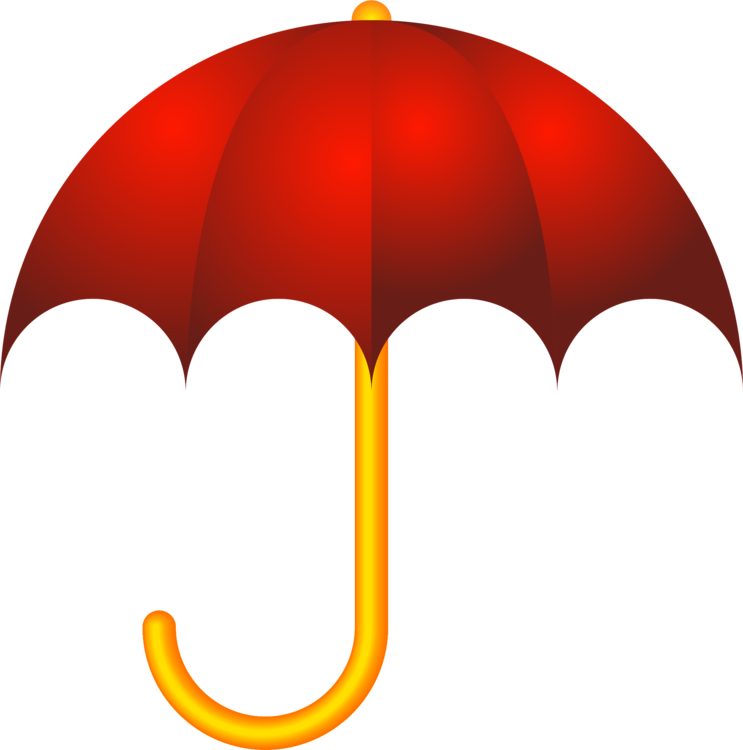 Umbrella,Symbol,Orange