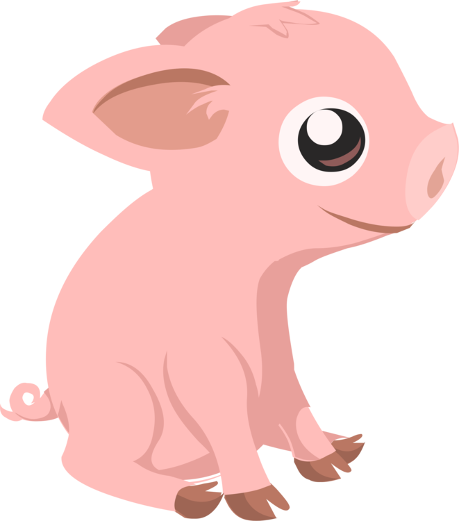 Pink,Livestock,Animal Figure