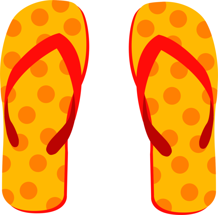 Yellow,Flip Flops,Footwear