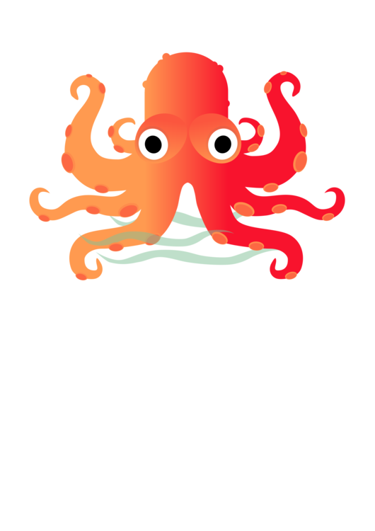 Cephalopod,Orange,Line