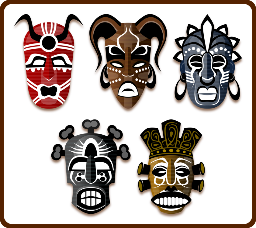 Mask,Headgear,Traditional African Masks