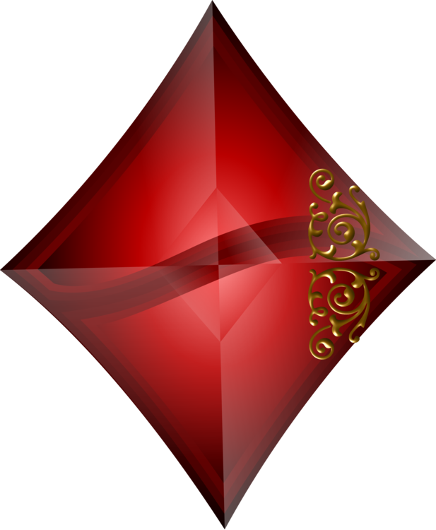 Triangle,Red,Playing Card