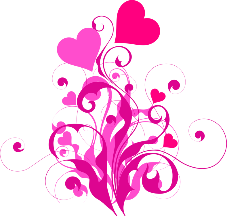 Pink,Heart,Plant