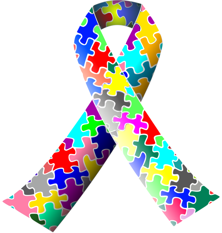 Line,Awareness Ribbon,Autism