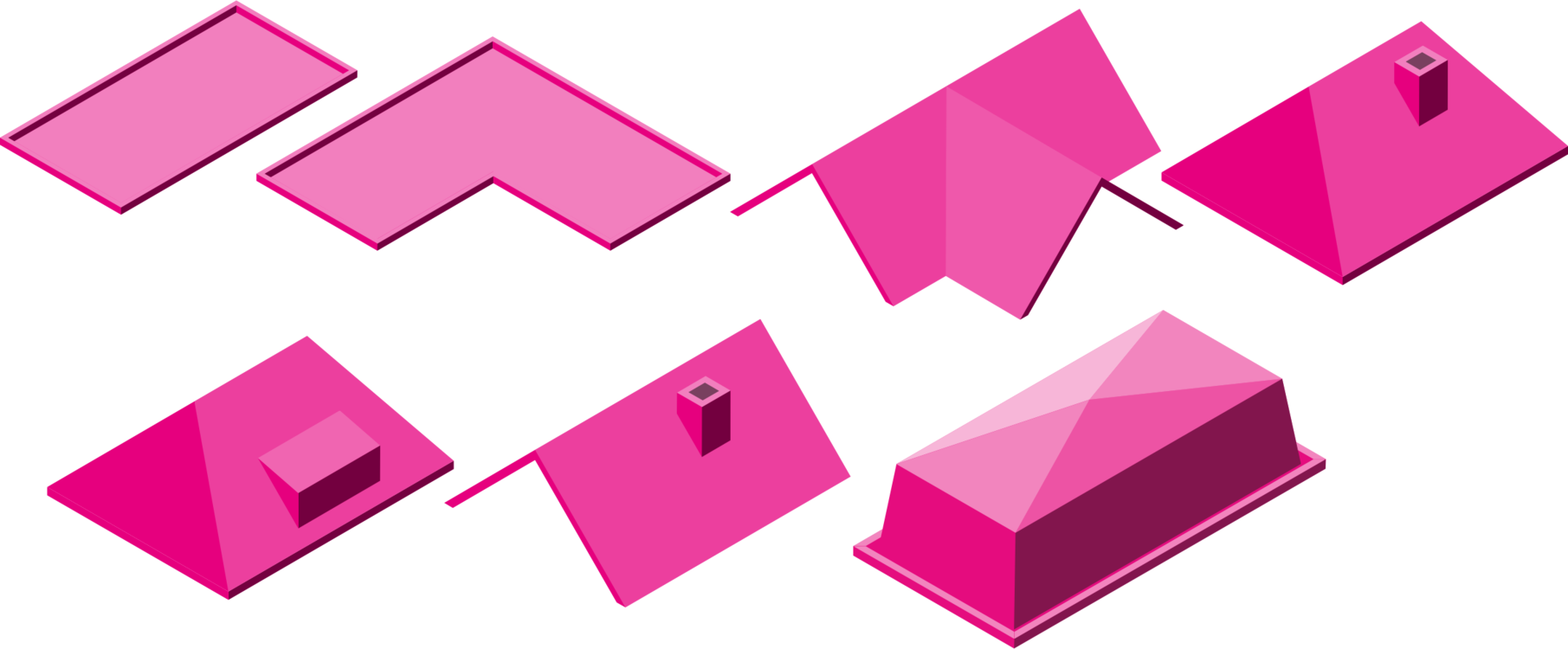 Pink,Triangle,Area