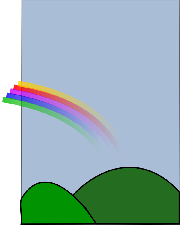 Rainbow,Grass,Angle