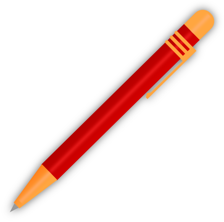 Orange,Pen,Ball Pen