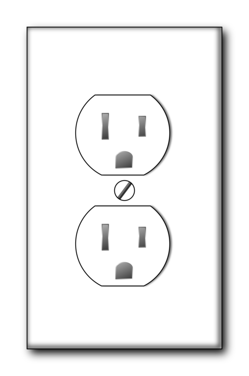 Area,Black And White,Ac Power Plugs And Socket Outlets