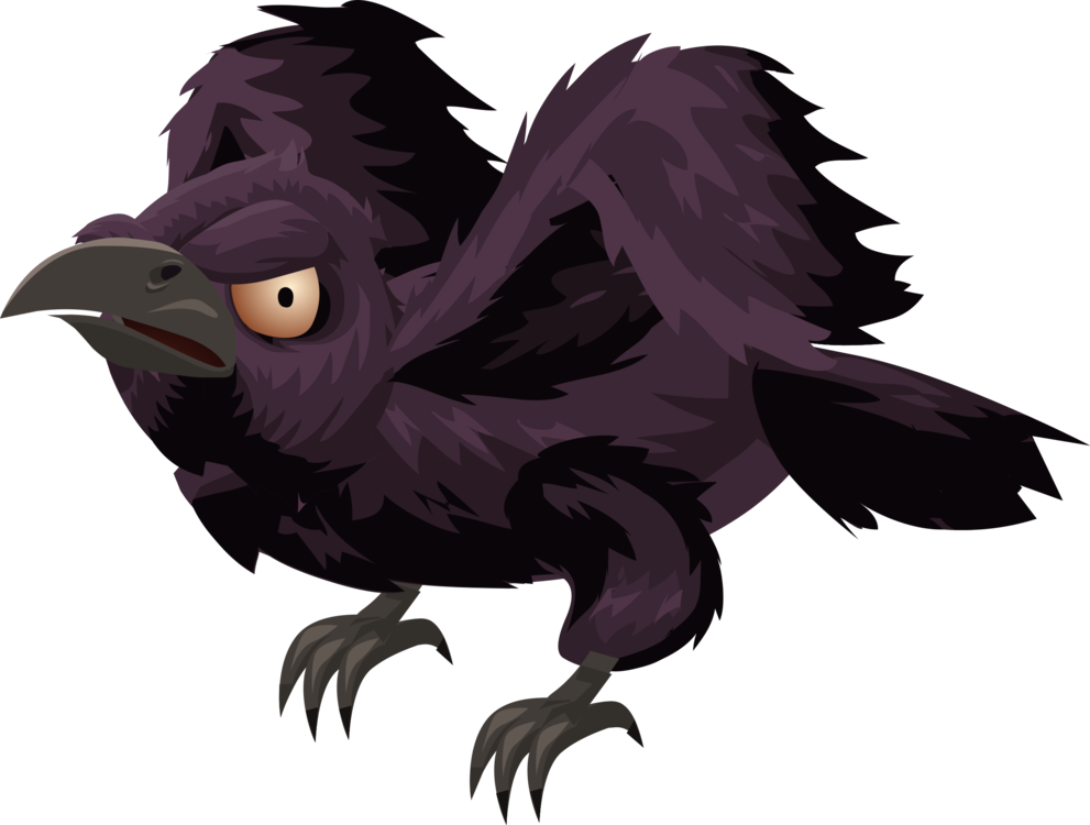 Eagle,Crow Like Bird,Purple