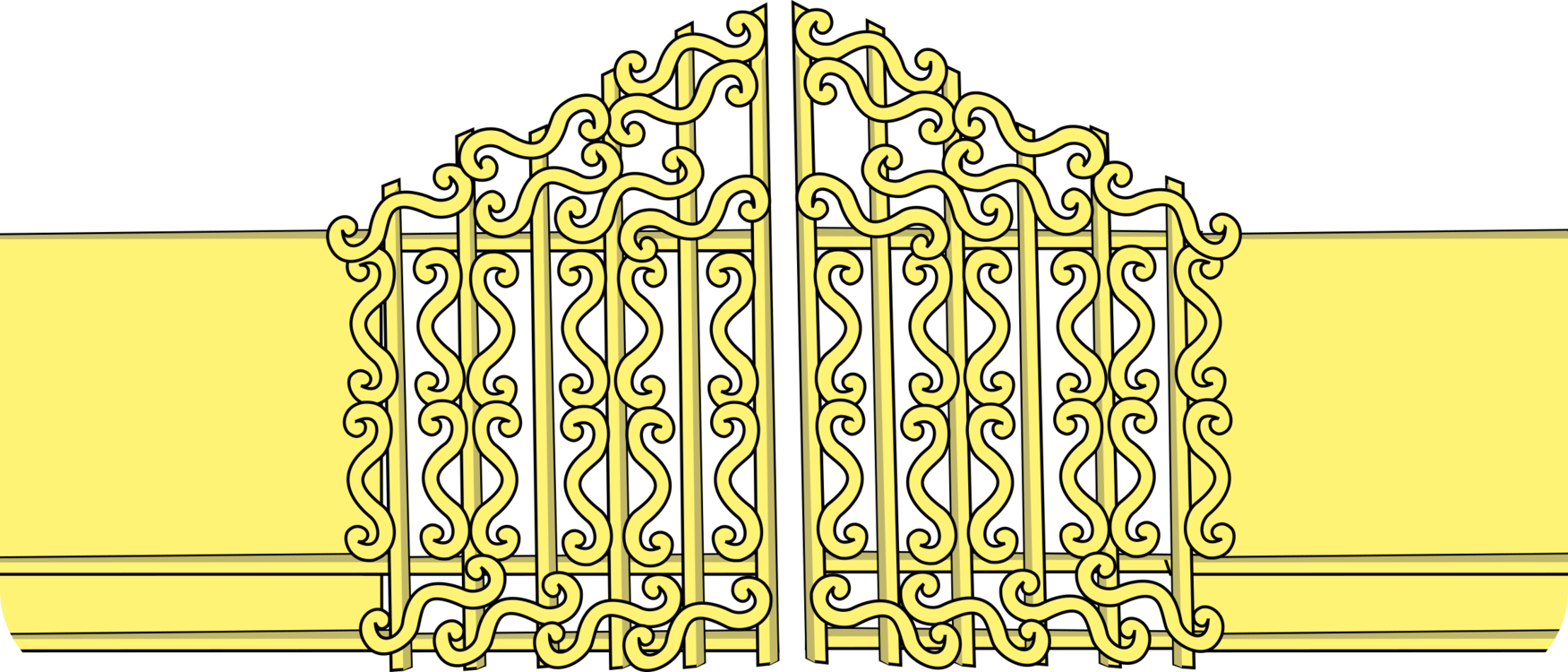 pearly gates of heaven clipart