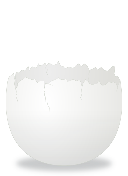 cracked egg shell clipart