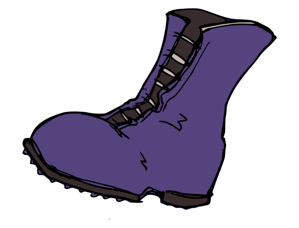 Purple,Boot,Walking Shoe