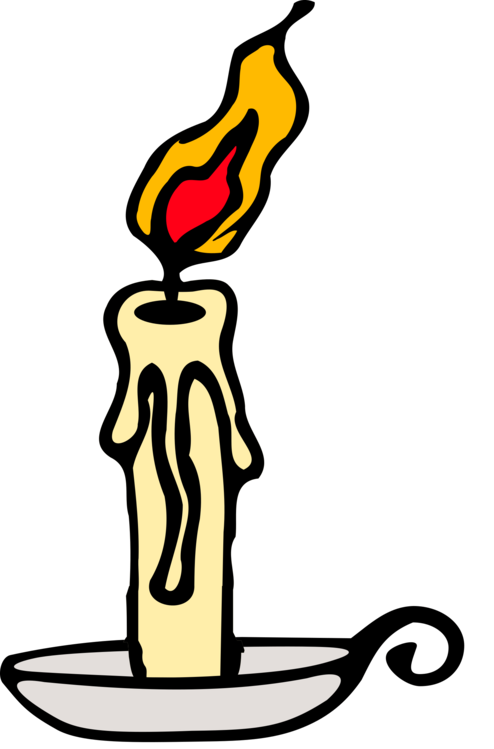 Melting Candle Wax Clipart