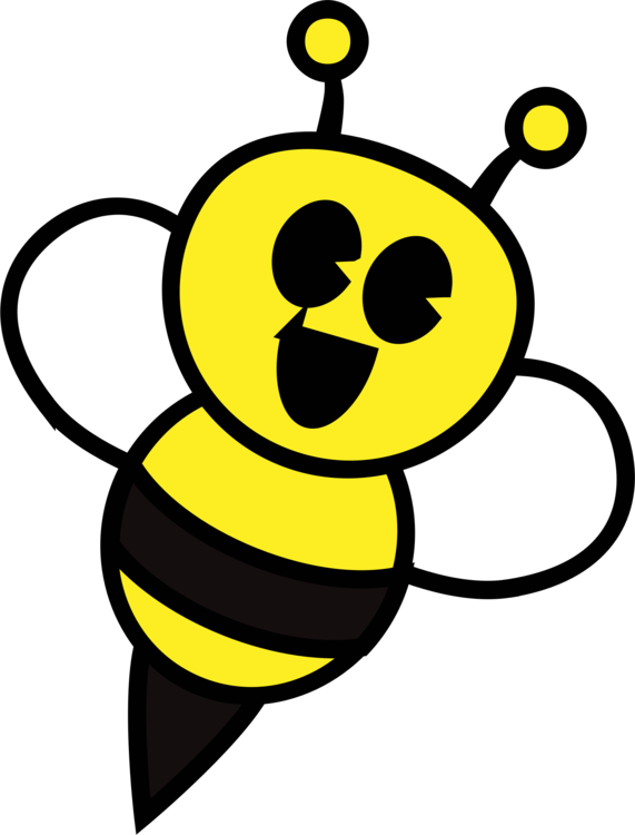 Flower,Honey Bee,Smiley