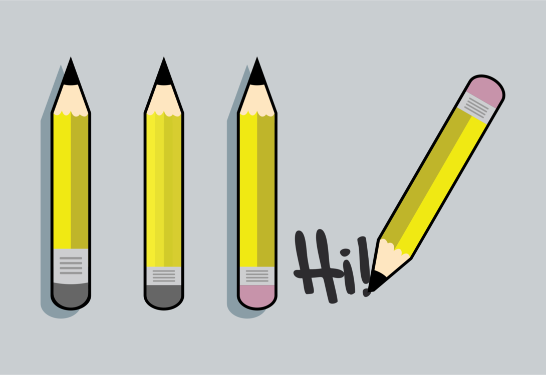 Pencil,Yellow,Writing Implement