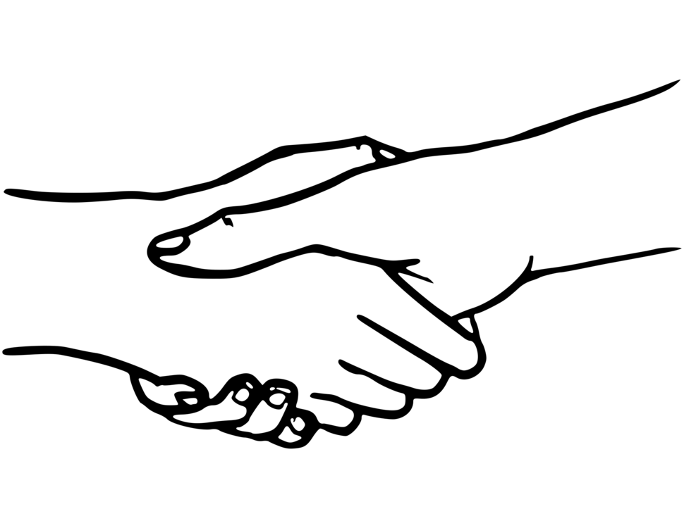 handshake drawing png