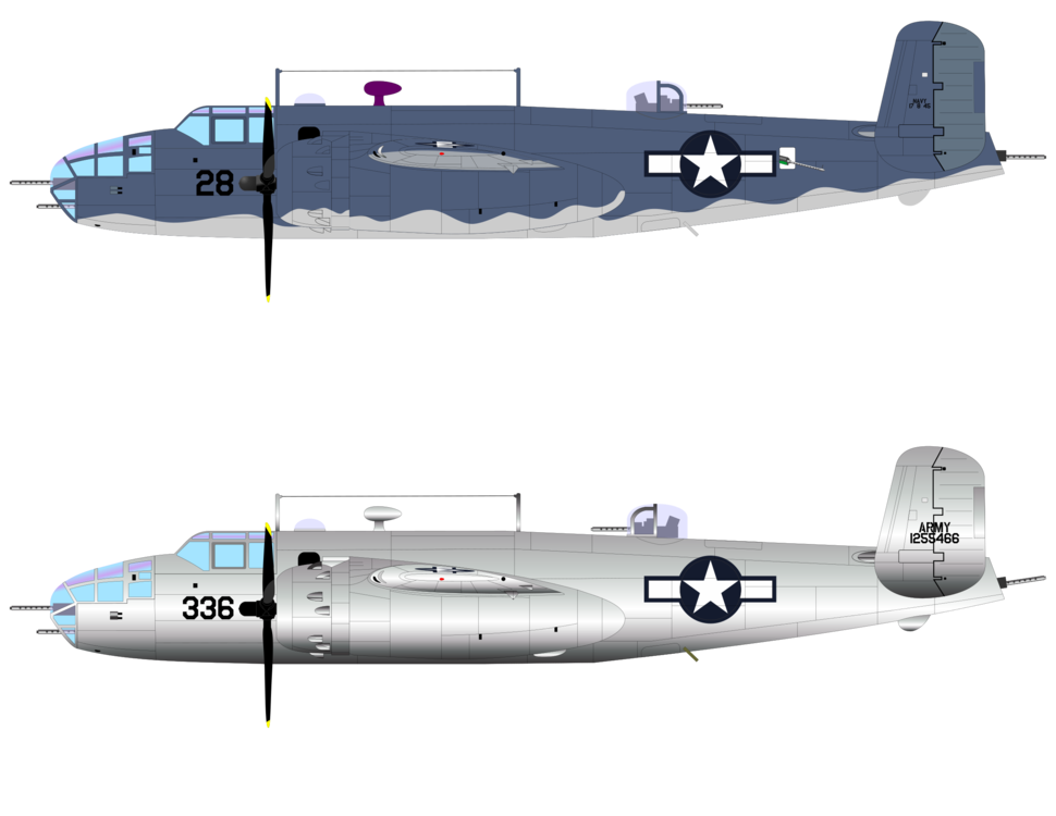Propeller Driven Aircraft,Flap,North American B 25 Mitchell