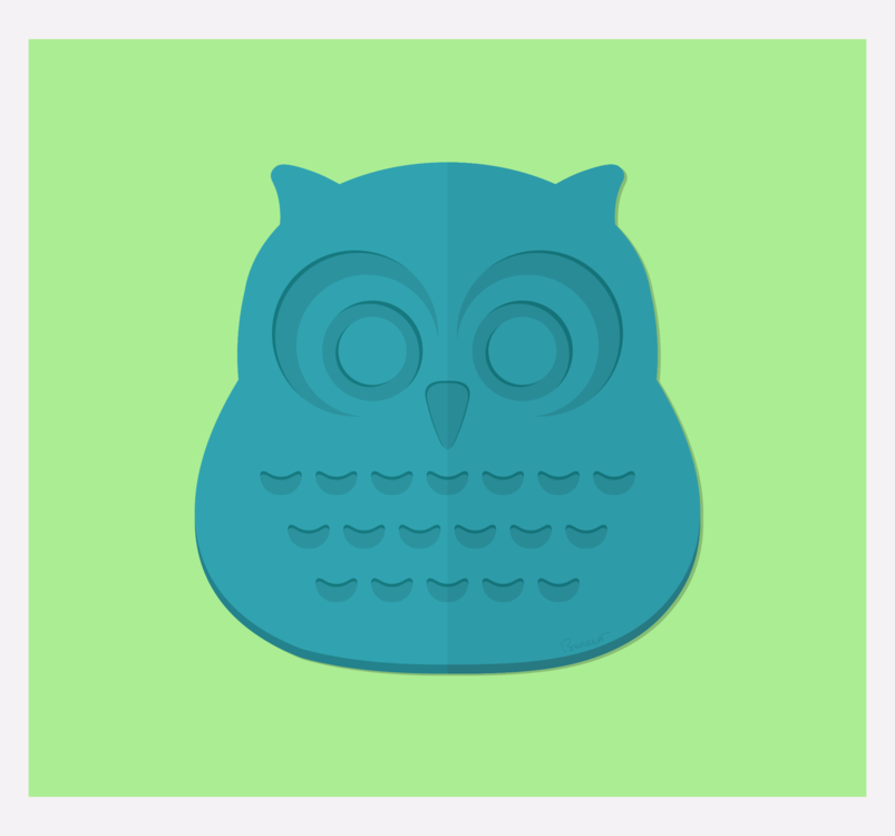 Owl,Aqua,Turquoise