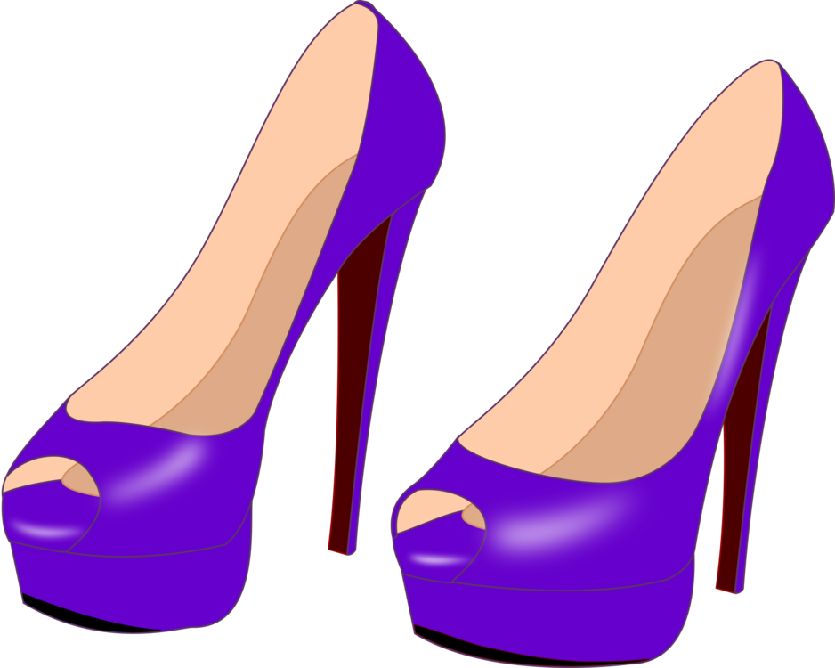 Purple,Footwear,Basic Pump