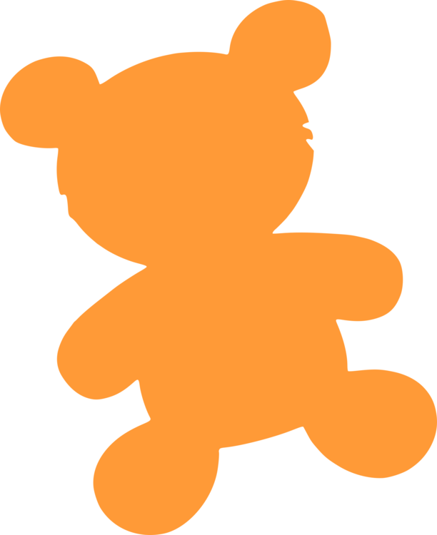 Teddy Bear,Silhouette,Carnivoran