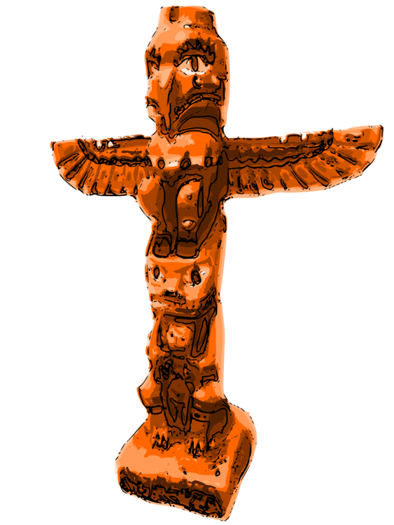 Totem Pole,Artifact,Outdoor Structure