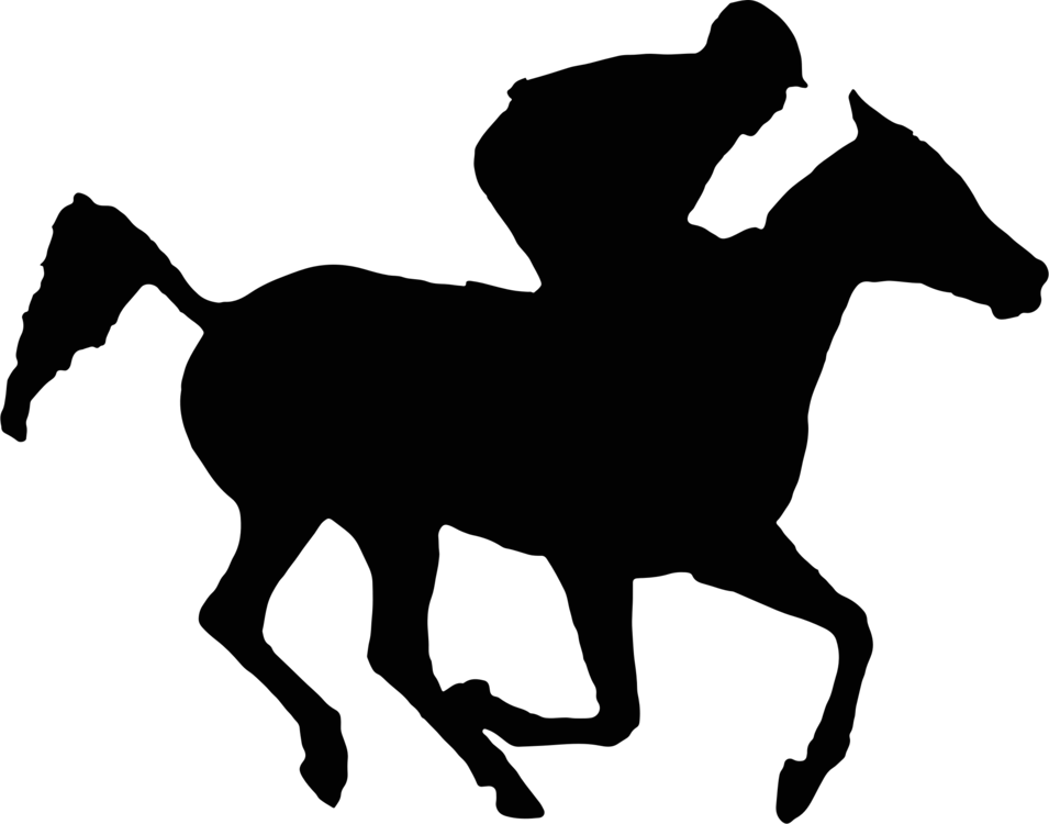 free racehorse clipart