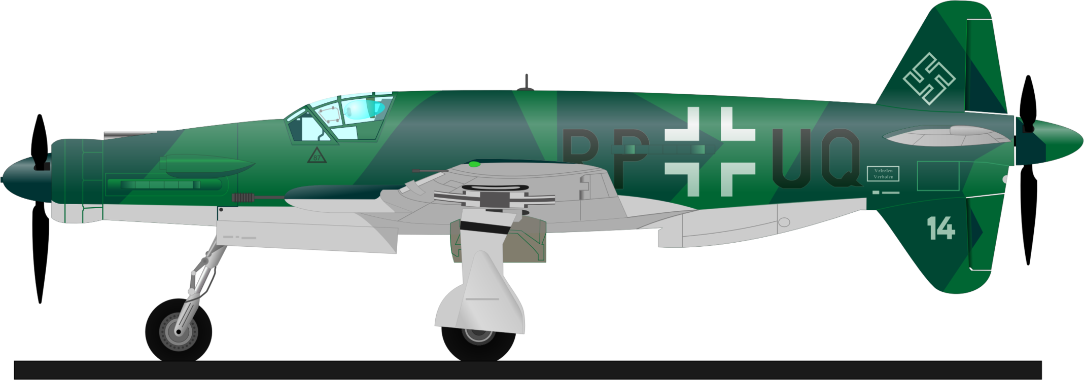 Propeller Driven Aircraft,North American A 36 Apache,Flap