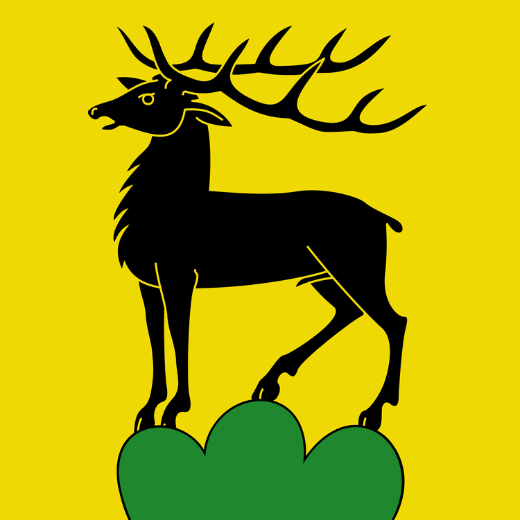 Art,Deer,Yellow