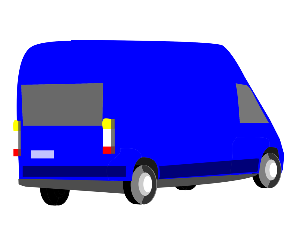 Blue,Commercial Vehicle,Van