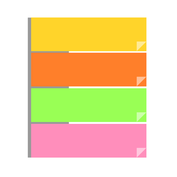 Post-it note Paper Square, sticky notes transparent background PNG clipart