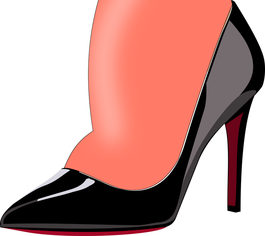 Human Leg,Red,Shoe