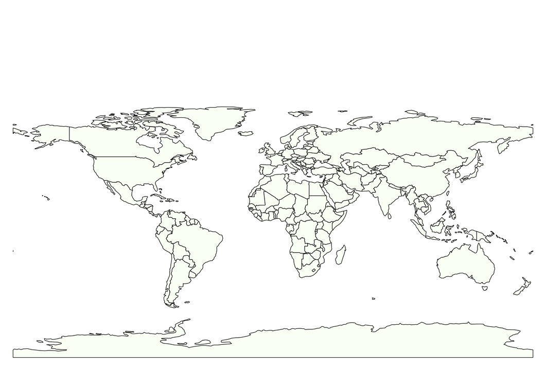 World Map Image Blank
