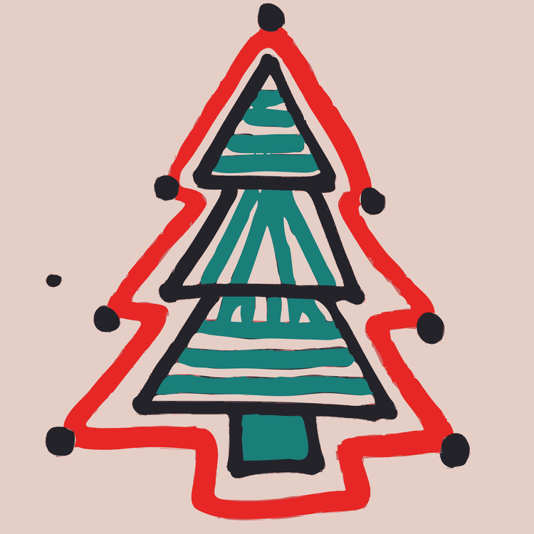 Christmas Decoration,Triangle,Area