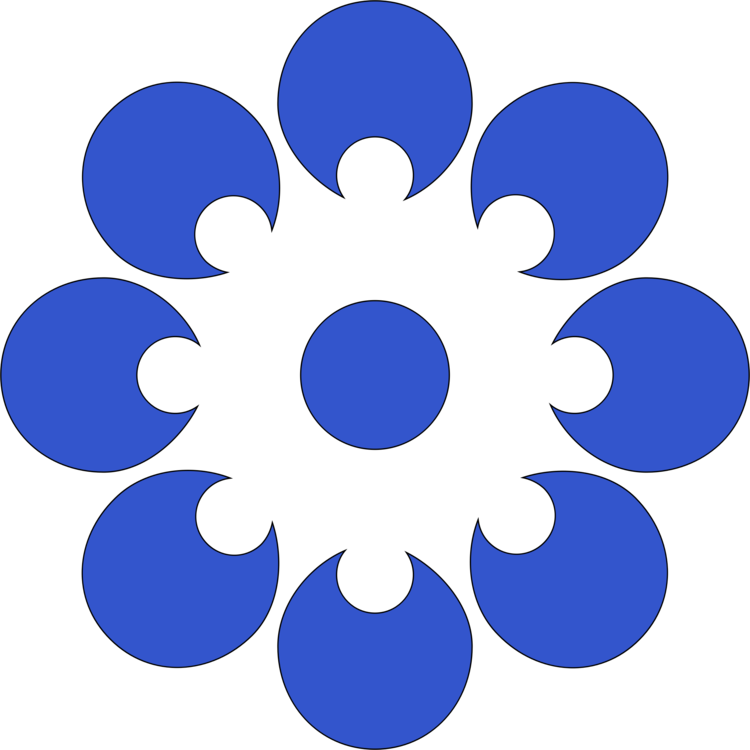 Blue,Flower,Symmetry