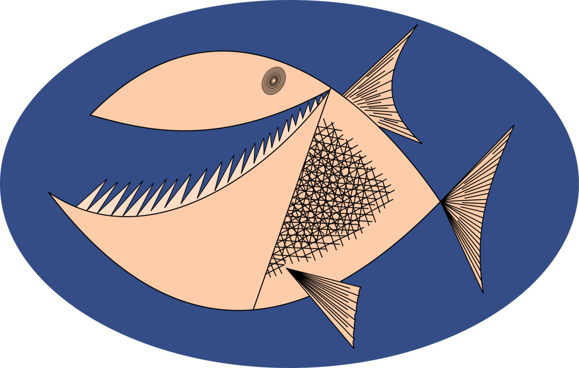 Fish,Symbol,Line