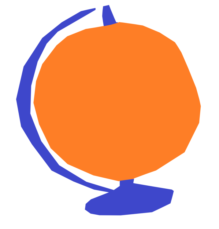 Orange,Circle,Line
