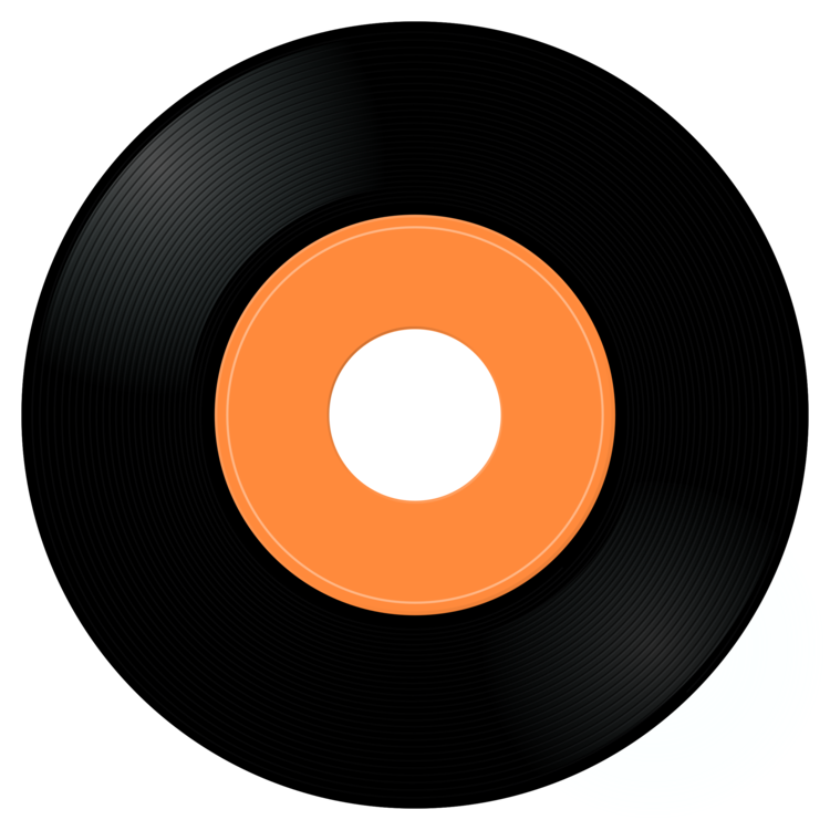 Wheel,Gramophone Record,Orange